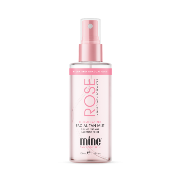 MineTan Rose Illuminating Facial Tan Mist | Gradual Tan