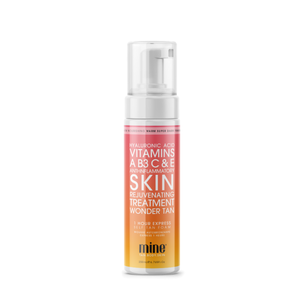 MineTan Wonder Tan | Self Tan Foam | 1 Hour Express Tan