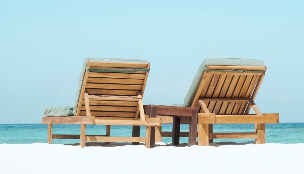 beach chairs